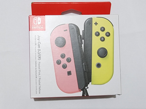 Control Joy-con (l)/(r) Nintendo Switch, Rosa Pastel Amarill