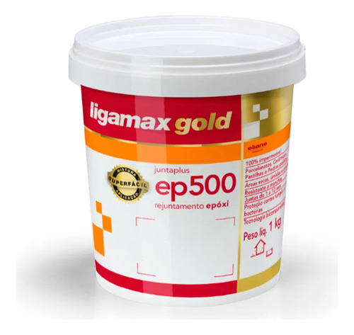 Rejunte Epóxi Ep500 Ligamax Gold Verde Agua 1kg