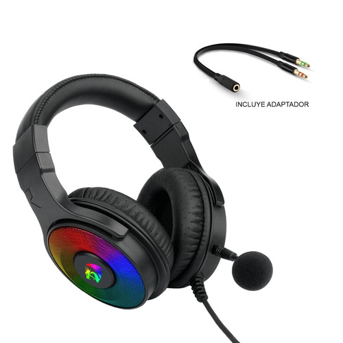 Imagen 9 de 10 de Diadema Gamer Redragon H350 Rgb Pandora2 Usb/3.5mm, Ps4/xbox