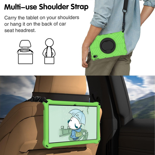 Funda A Prueba De Golpes Apta Para Motorola Tab G70 2022