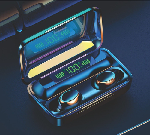 Imagen 4 de 5 de Audífonos in-ear gamer inalámbricos TWS F9-5 BTH-F9-5 x 1 unidades negro