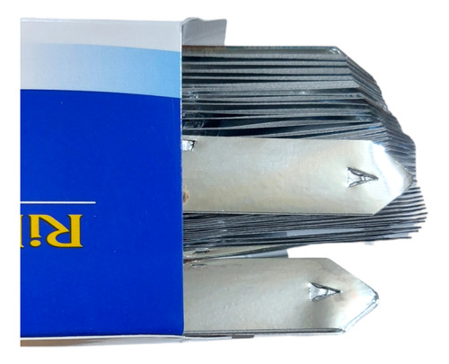 Moños De Regalo Medianos Metálicos Listón Mágicos 100pzs Plata 100 Moño Metalico Mediano
