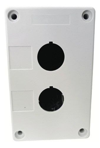 Caja Botonera Plástica Control 2 Huecos 22 Mm Pack 2 Unds