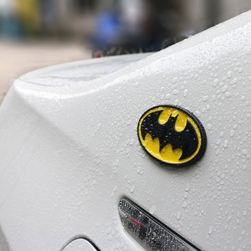 Etiqueta Engomada Del Coche Del Metal De Batman 3d 2 Pcs