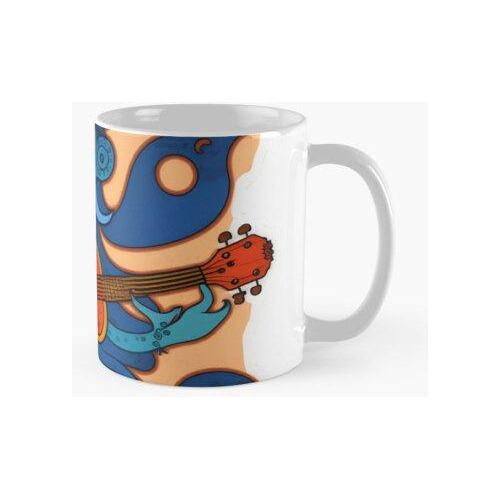 Taza Pulpo Musica Calidad Premium