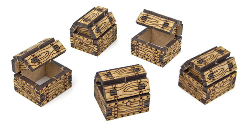 Terreno Modular Towerrex Dnd 28mm - Cofres Y Barricadas