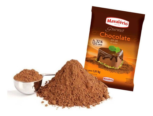 Chocolate Em Pó Gourmet 32% Cacau 1,01kg Mavalério