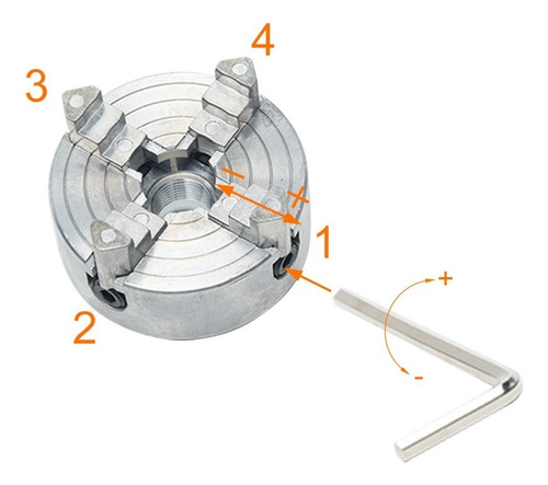 . Pull Bead Self-centering Chuck Lathe Chuck Assembly