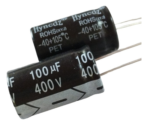 100uf 400v Filtro Electrolítico Condensador (2 Unidades)