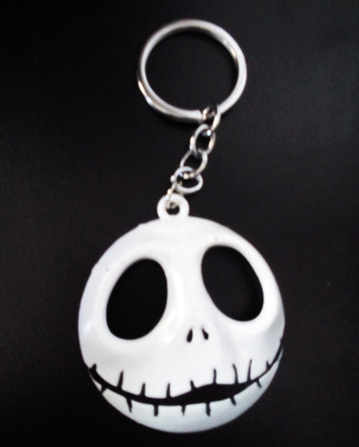 Imagen 2 de 3 de Llavero 3d De Jack Skellington Calavera Excelente Skpalace