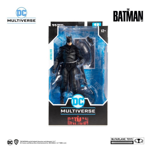 Imagen 1 de 4 de Mcfarlane Toys Dc Multiverse The Batman Movie Batman