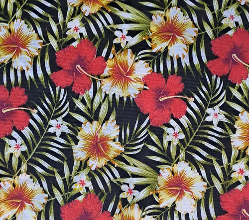 Tecido Gorgurinho Estampado Para Decoração (3.00m X 1.50m} Floral 2