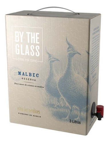 By The Glass Malbec Reserva 4 X 3000 Ml Viña Las Perdices