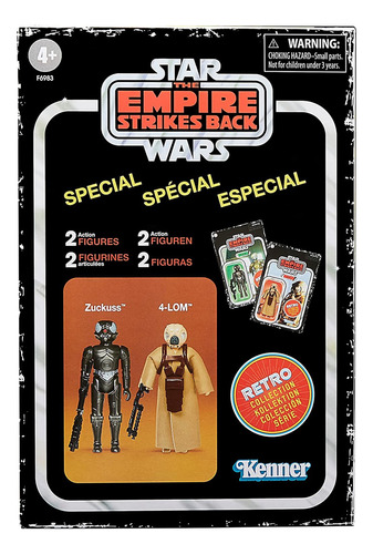 Set Figuras Star Wars Vintage Kenner Zuckuss Y 4-lom Retro