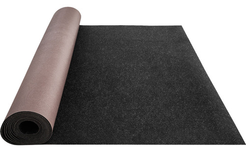 Vevor Alfombra Salon Grandes Rectángulo 1,8x5,5 M Negro