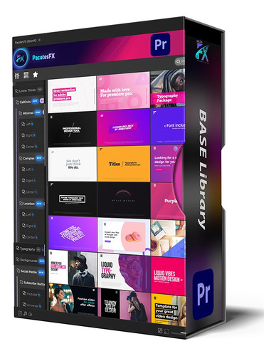 Plugin Atomx Adobe Premiere Transições Títulos Luts
