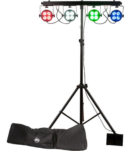 American Dj Starbar Wash System With Led Pars, Stand, Footsw