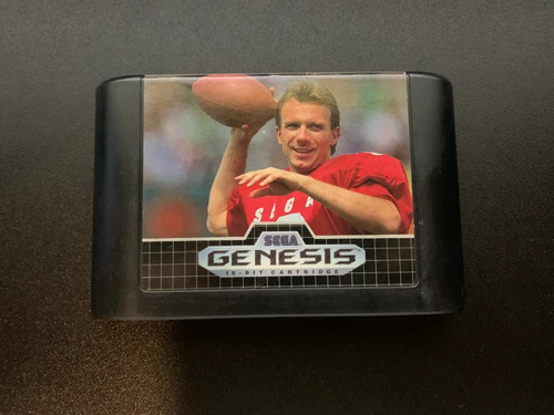 Joe Montana Football Sega Genesis Cartucho