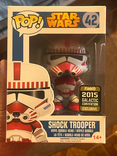 Funko Pop! Shock Trooper 42. Star Wars Galactic Convention (Usado)