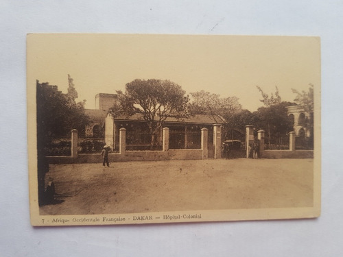 Africa Postal Dakar Hospital Colonial 
