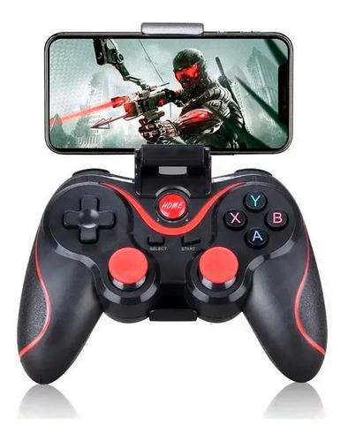 Joystick Bluetooth Celular Pc Android Windows C/soporte