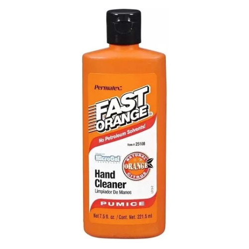 Limpiador Quita Grasa Para Manos Fast Orange Permatex 221 Ml