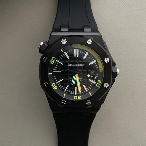 Reloj Ap Audemars Piguet No Rolex Patek Philippe Negro Cuotas