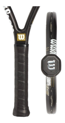 Raqueta Tenis Wilson Hyper Hammer 5.3 237 Grs Aro 110 Cuerda Tamaño Del Grip 4 3/8 Color Negro/blanco