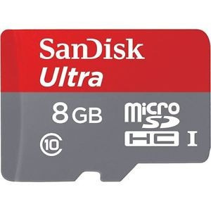 Memoria Micro Sd 8gb Clase 10 Sdhc Sandisk Ultra Full Hd
