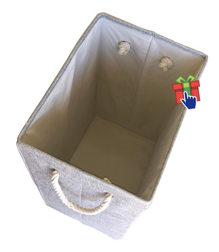 Imagen 3 de 6 de Cesto Rígido Con Tapa Para Ropa Canasto Lavadero Baño
