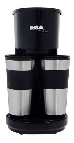 Cafetera Personal Con 2 Vasos 840 Ml Disa