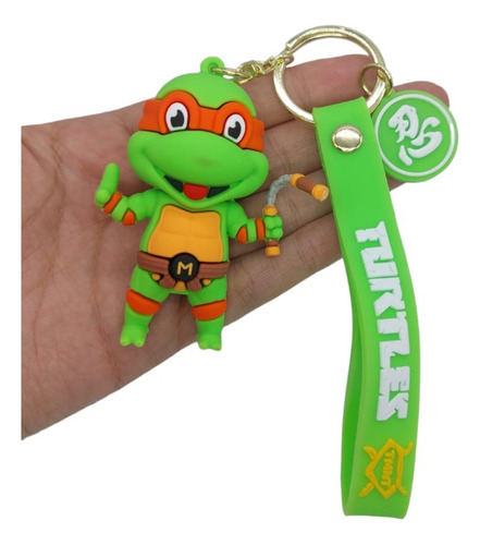 Llavero Tortugas Ninja Michelangelo Miguel Angel Dibujo Anim