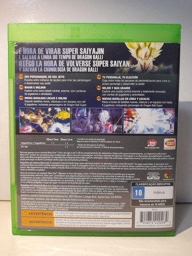 Imagem 3 de 5 de Jogo Dragonball Xenocerse 2. Pouco Usado E Impecável.