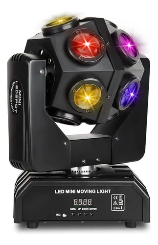 comprar Cabeza Movil 200w Led Rgbw 360 ° Rotación Dj Luces Dmx 512