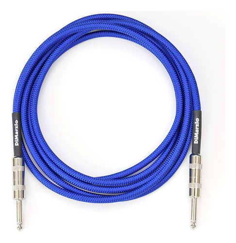 Cable Electrico Para Instrumento Sobretrenzado Azul (10