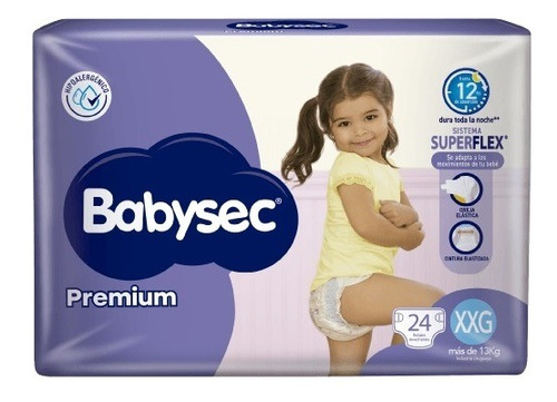 Babysec  Premium Hiper Xxg X 24