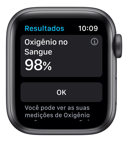 Imagem 3 de 8 de Apple Watch Series 6 (GPS) - Caixa de alumínio cinza-espacial de 40 mm - Pulseira esportiva preto