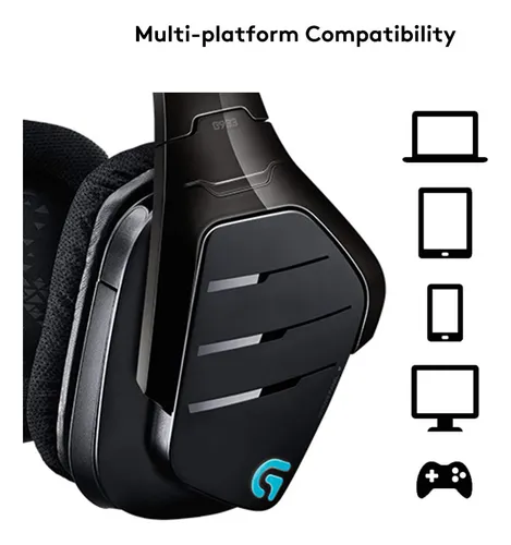 Auriculares Para Juegos Logitech G933 Wireless 7.1 Surround