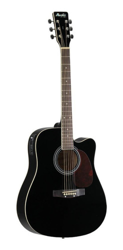 Violão eletroacústico Tagima Memphis MD 18 black direita