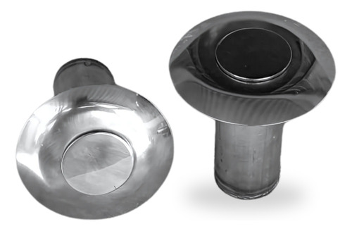 Par De Chumbadores P/ Escada E Corrimão Aço Inox 304