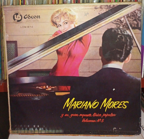 Mariano Mores Y Su Gran Orquesta Lirica Popular Vol.5 Lp