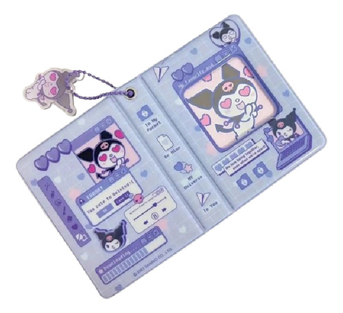 Mini Binder Photocards Importado Kuromi
