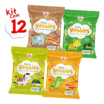 Comprar Kit 12 Und Mini Veggie Snack Integral Todos Os Sabores - 18g