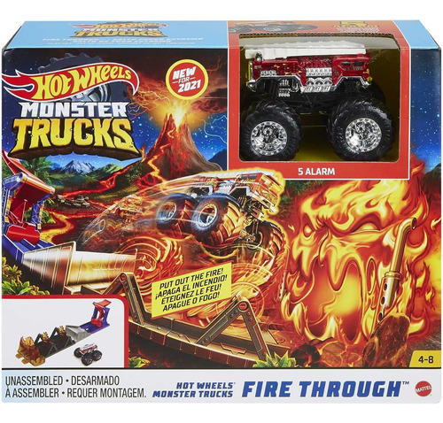Hot Wheels Monster Trucks Pista Mattel Original Escala 1:64
