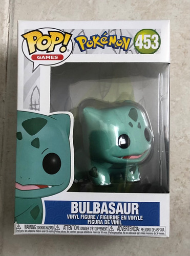 Funko Bulbasaur Pokemon Pop! Games (Usado)