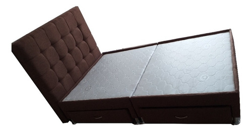 Base Cama Doble Con Cajones Mas Espaldar