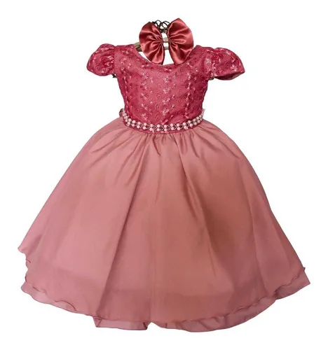 Vestido de daminha no 2025 mercado livre