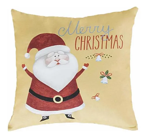 Cojin Holidays Navide o Vianney Dos Vistas Rojo 44x44cm