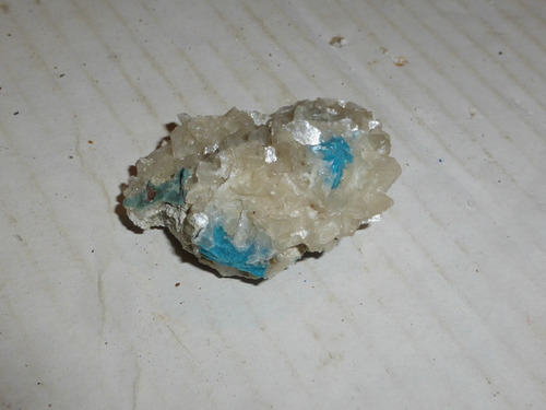 Mineral De Colección Cavansita En Matriz De India