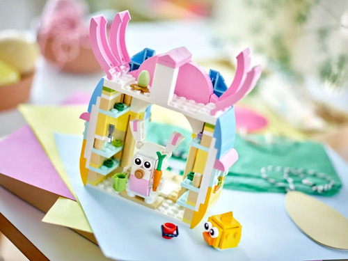 Juguete Lego Spring Garden House 40682 Con Conejo Y Pollito
